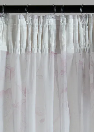 Rideau à imprimé floral (1 pce) • crème-rose clair • Boutique bonprix