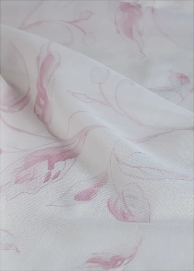 Rideau à imprimé floral (1 pce) • crème-rose clair • product-page.page-title-suffix