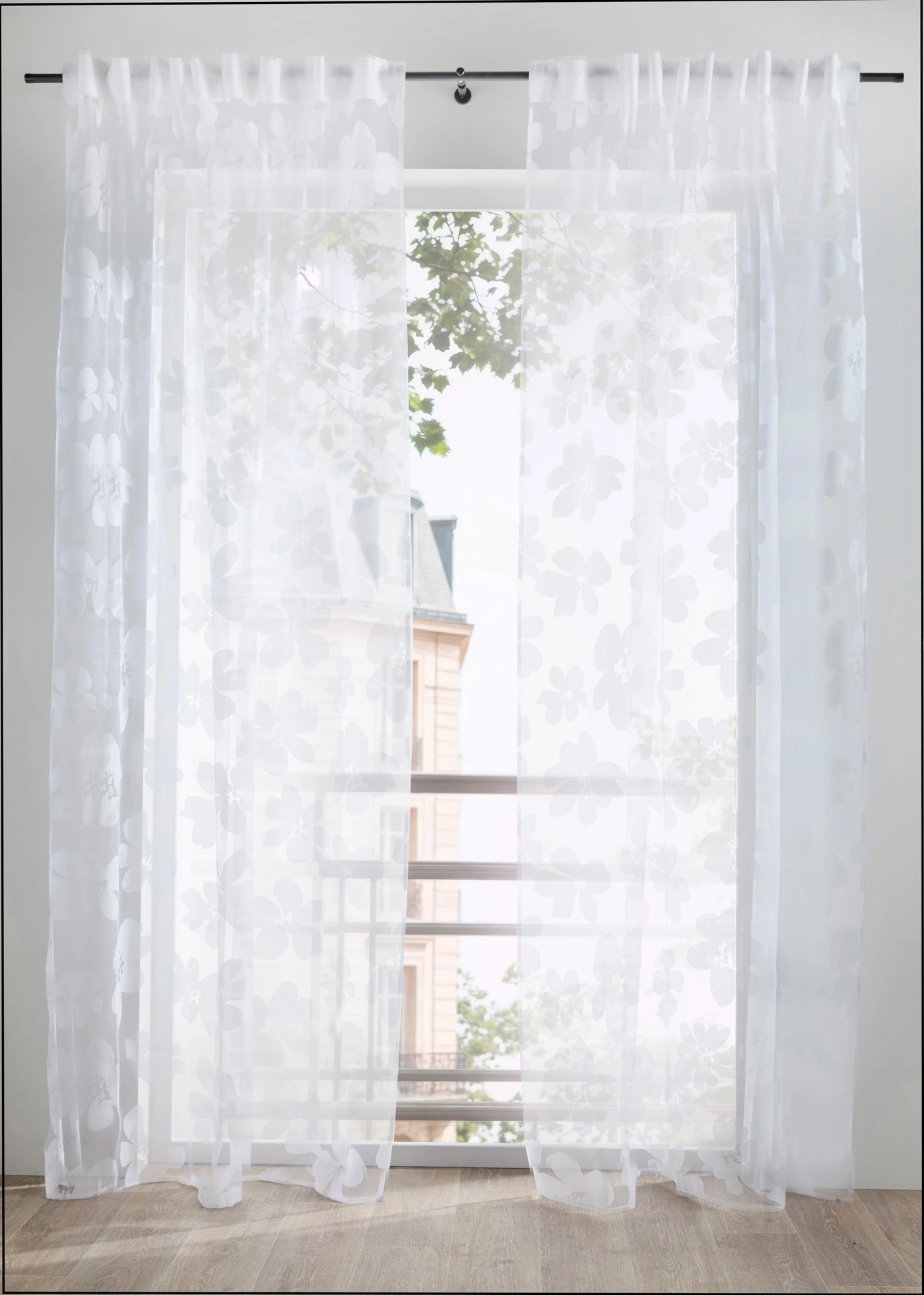 Ausbrenner gordijn (1 stuk) • wit • bonprix online shop