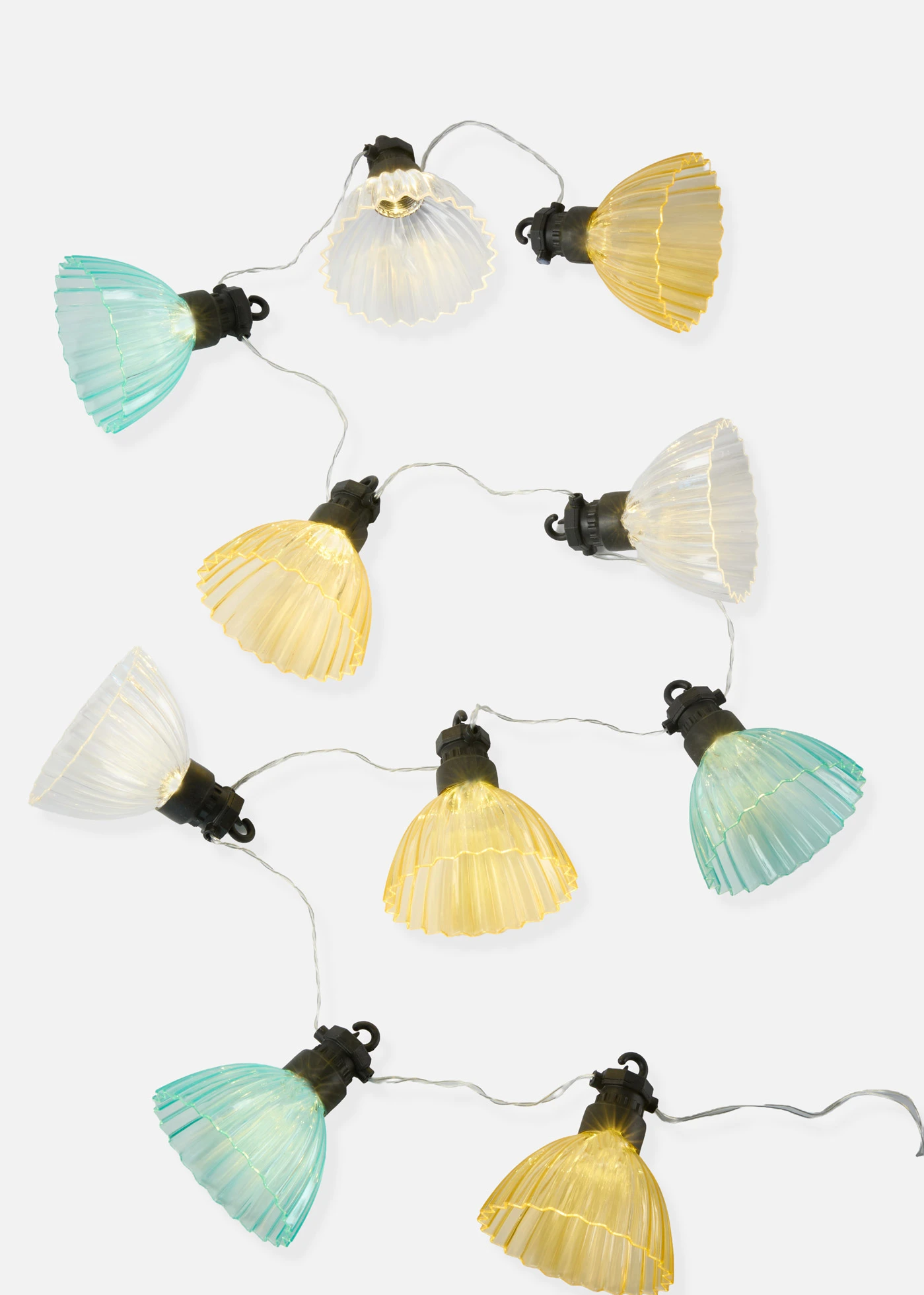 LED-lichtslinger in de vorm van bloemkelken • geel-groen-wit • bonprix online shop