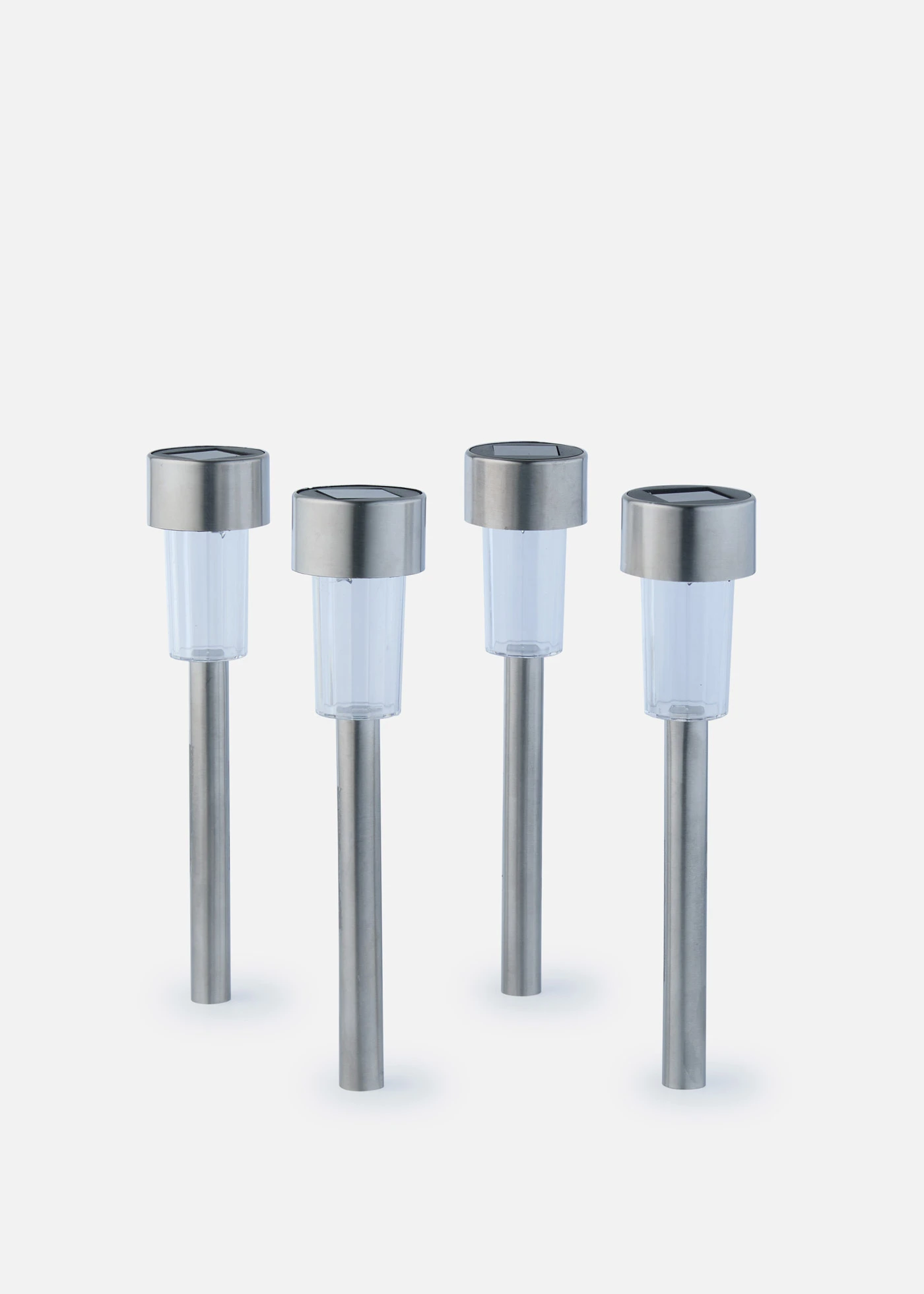 Napelemes dekorációs lámpa (4 db-os csomag) • ezüstszín • bonprix áruház