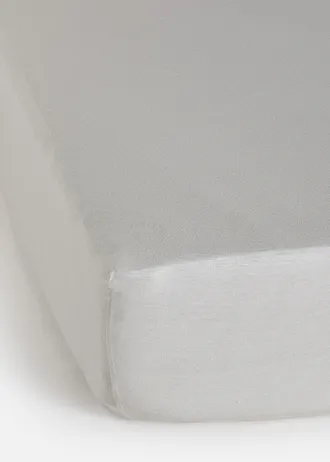 Bambuszcellulózból készült viszkóz gumis lepedő • bézs • bonprix áruház