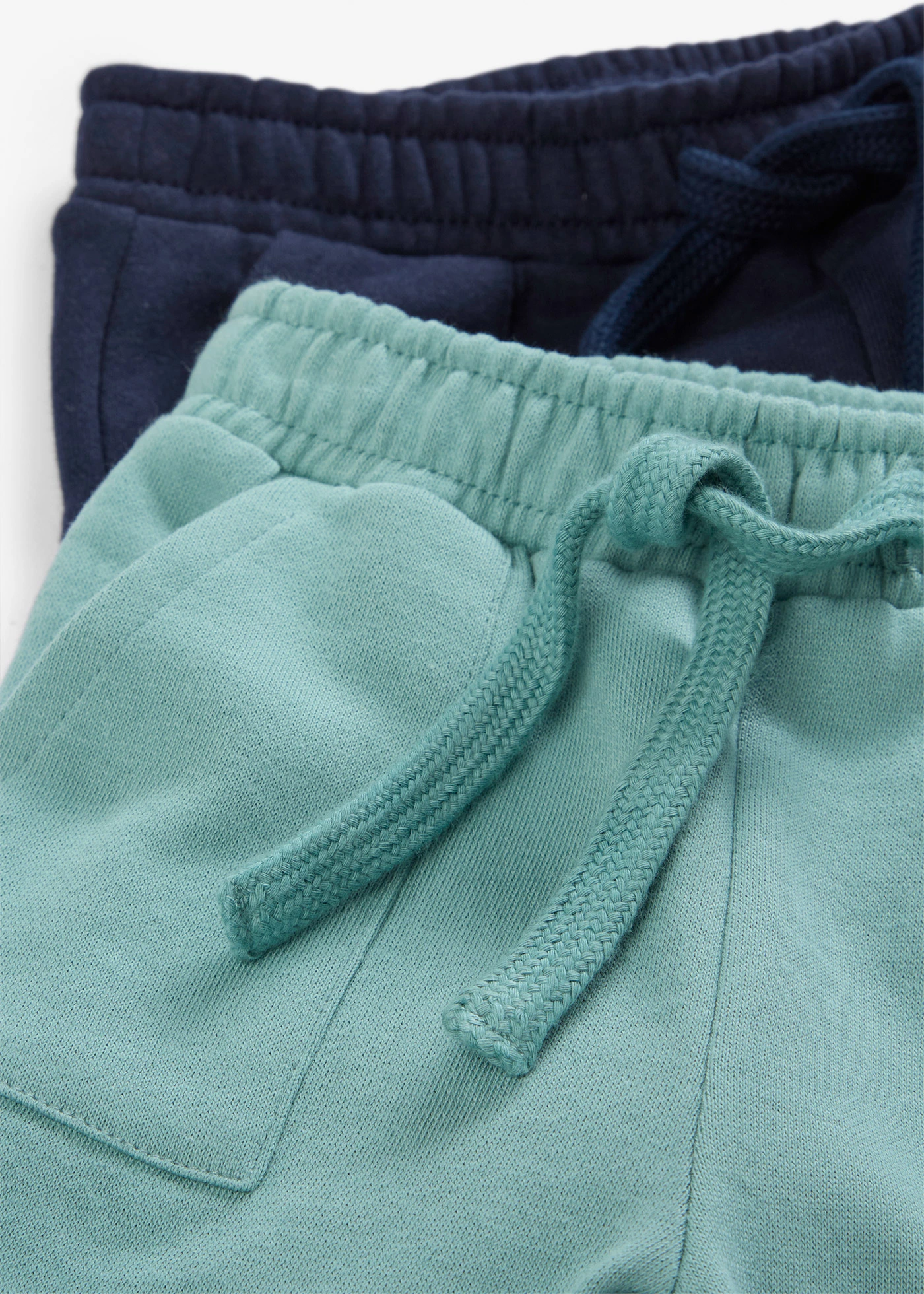 Joggingbroek van biologisch katoen (set van 2) • donkerblauw-mineraalblauw • bonprix online shop