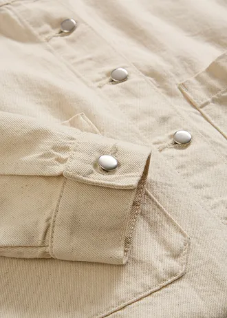 Geacă de blugi denim, în stil „shaket” • necolorat • magazin bonprix