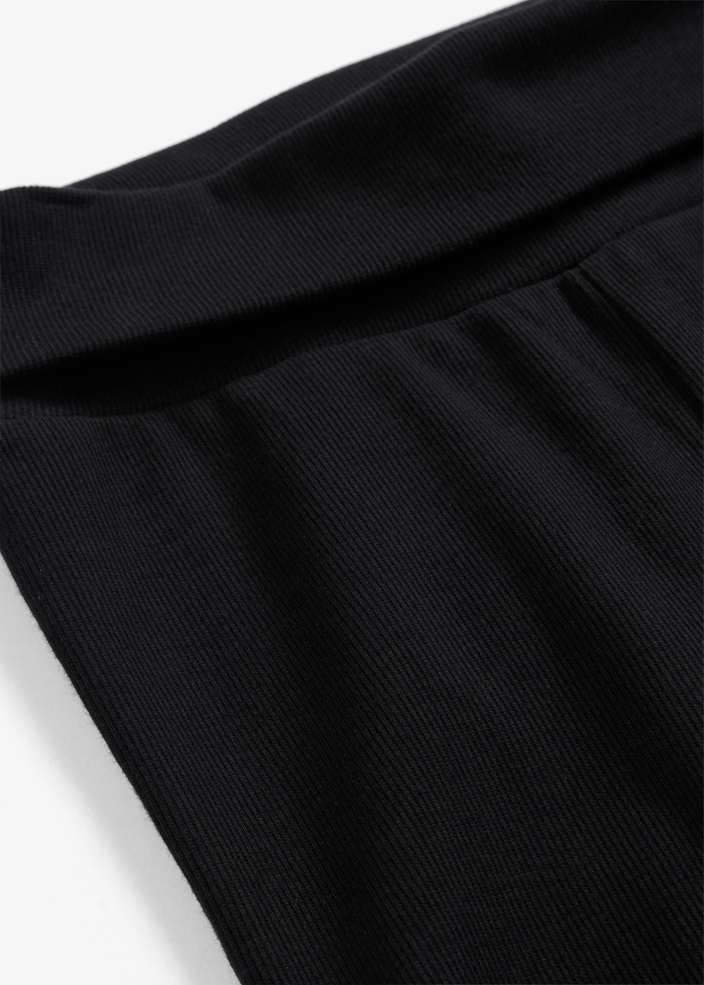 Pantalon en jersey de coton côtelé • noir • Boutique bonprix