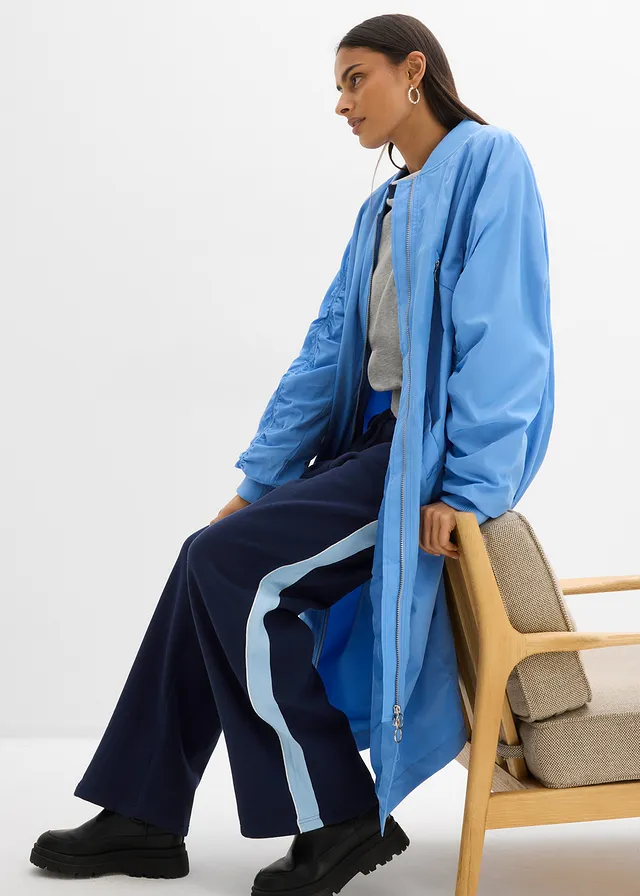 Sweatpants van een katoenmix • donkerblauw/lichtblauw • product-page.page-title-suffix