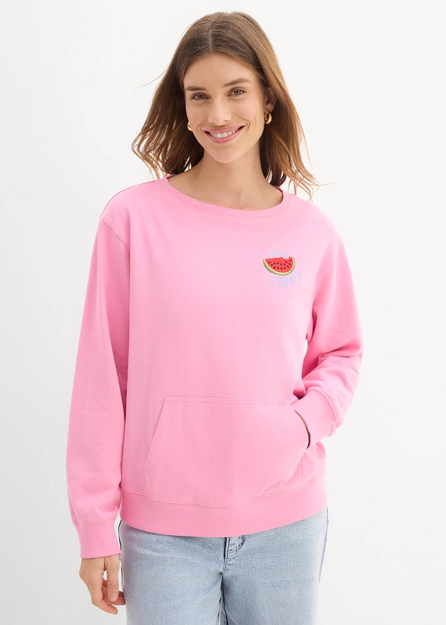 Sweater van puur katoen • roze • product-page.page-title-suffix