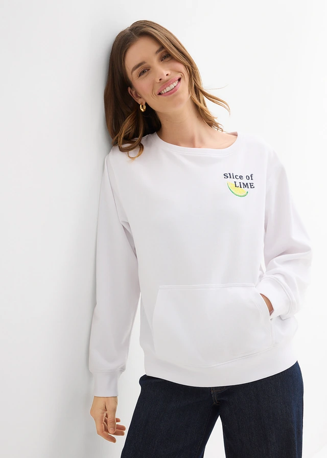 Sweat-shirt • blanc • product-page.page-title-suffix