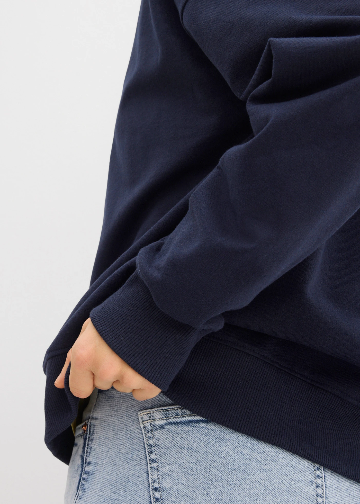 Bluză casual oversize • bleumarin • magazin bonprix