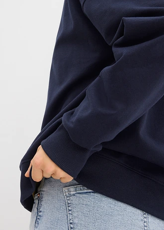 Bluză casual oversize • bleumarin • magazin bonprix