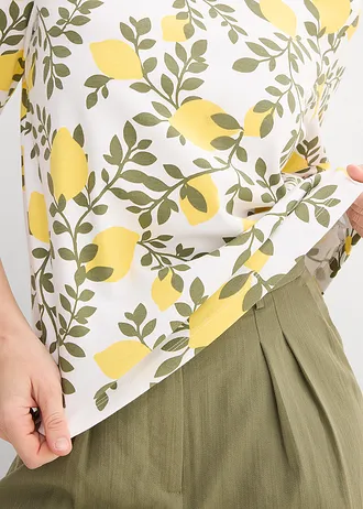 T-shirt van puur biologisch katoen • wit • bonprix online shop