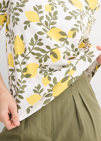 Tricou din bumbac gros, organic 100% • alb • magazin bonprix