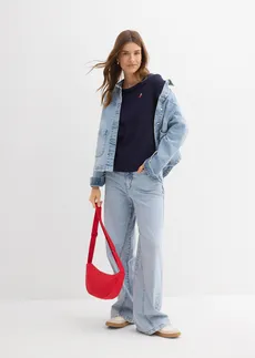 T-shirt 100% coton, Couleur: bleu foncé