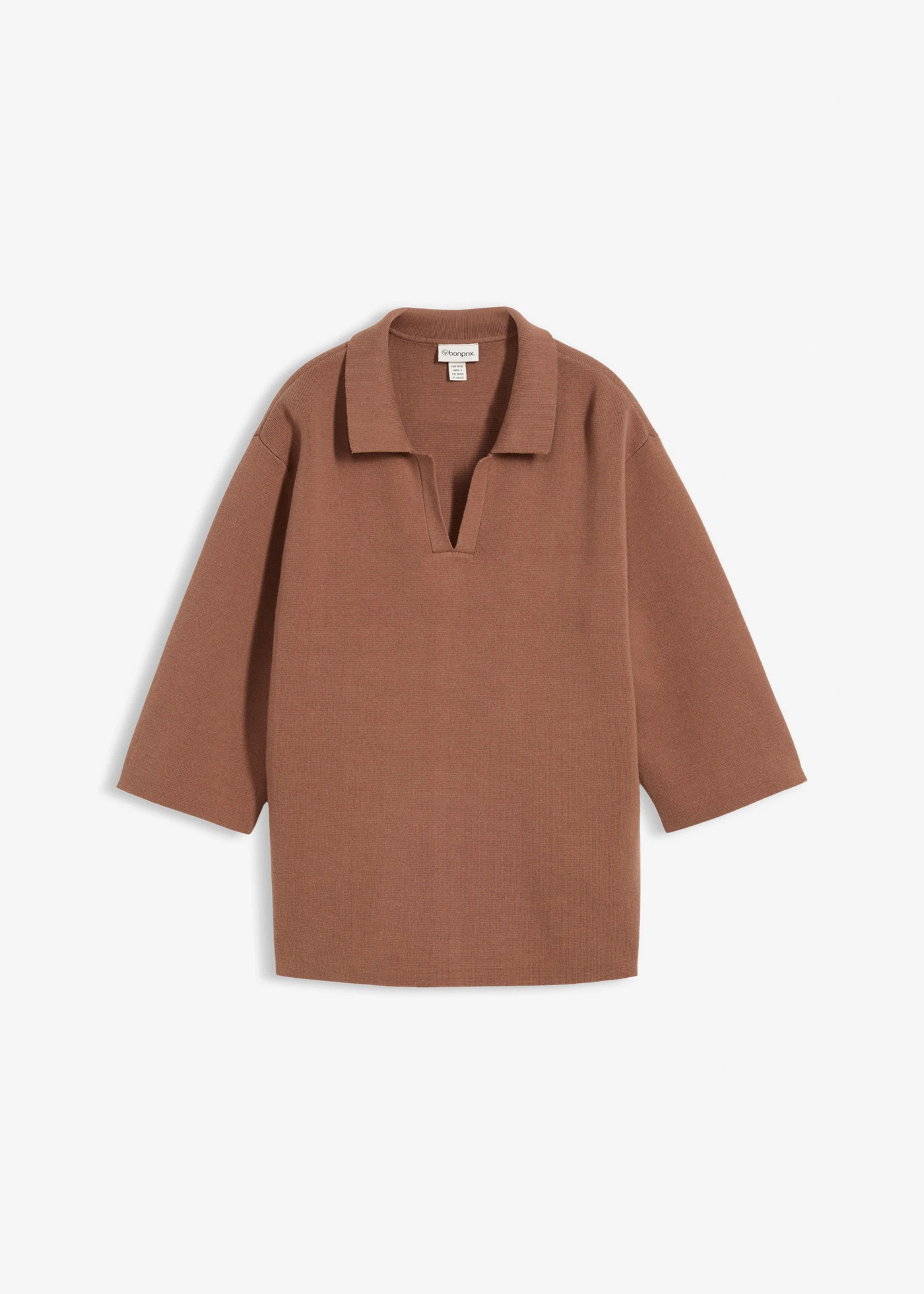 Polo en maille • marron • Boutique bonprix
