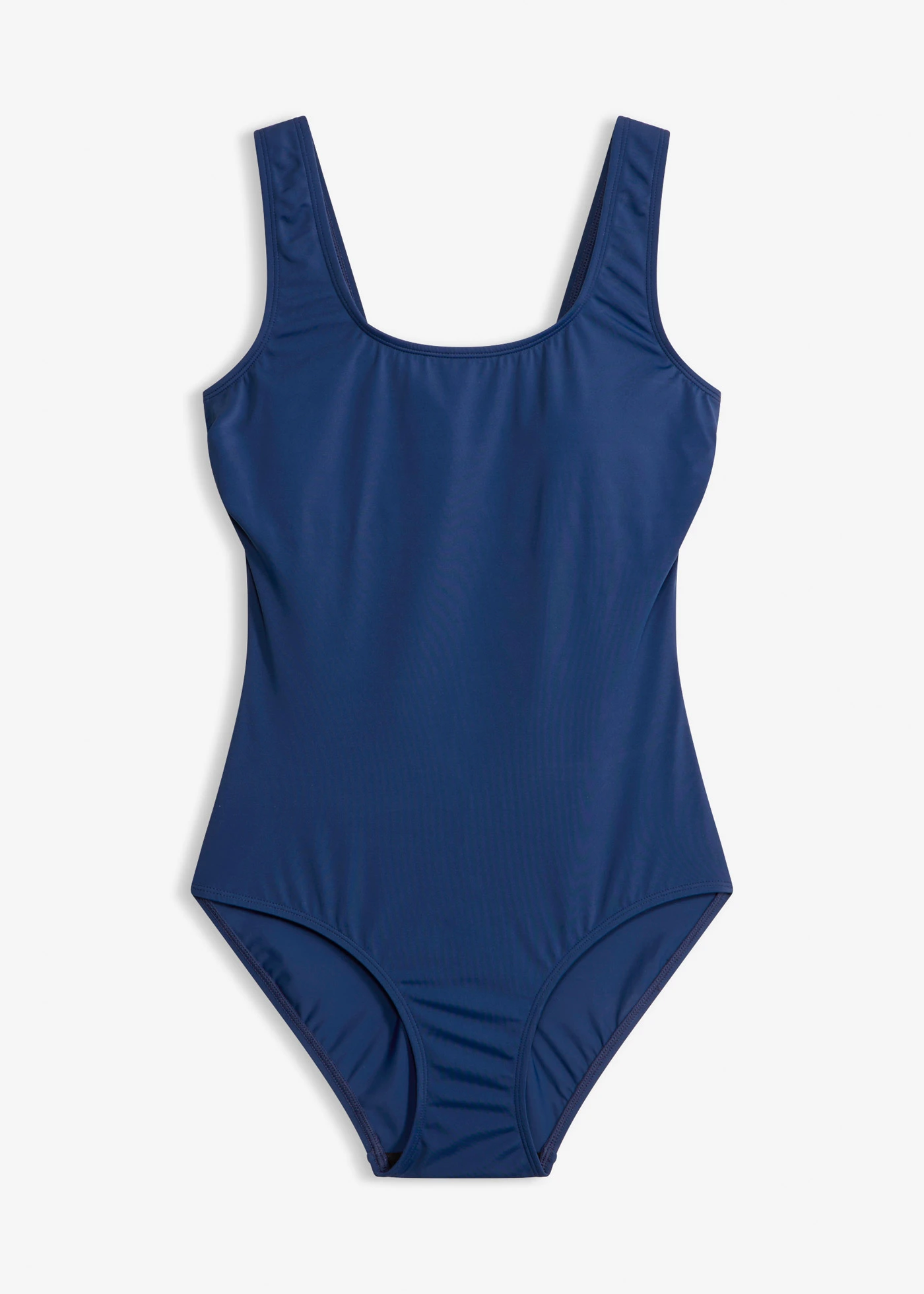 Maillot 1 pièce échancrure haute dans le dos • bleu profond • Boutique bonprix