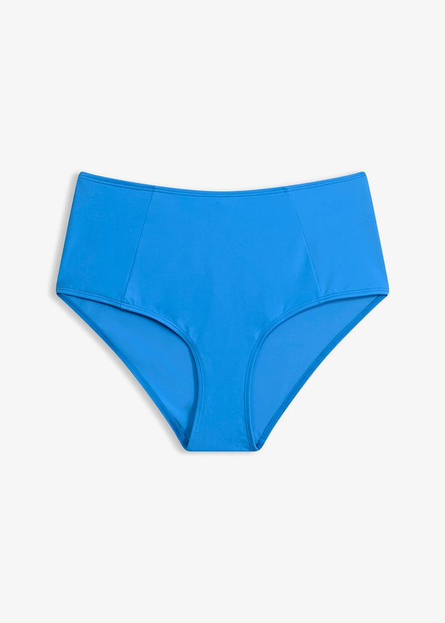 High waist bikinibroekje, Kleur: staalblauw