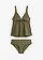 Tankini met verstelbare bandjes (2-dlg. set), Kleur: donkerolijfgroen