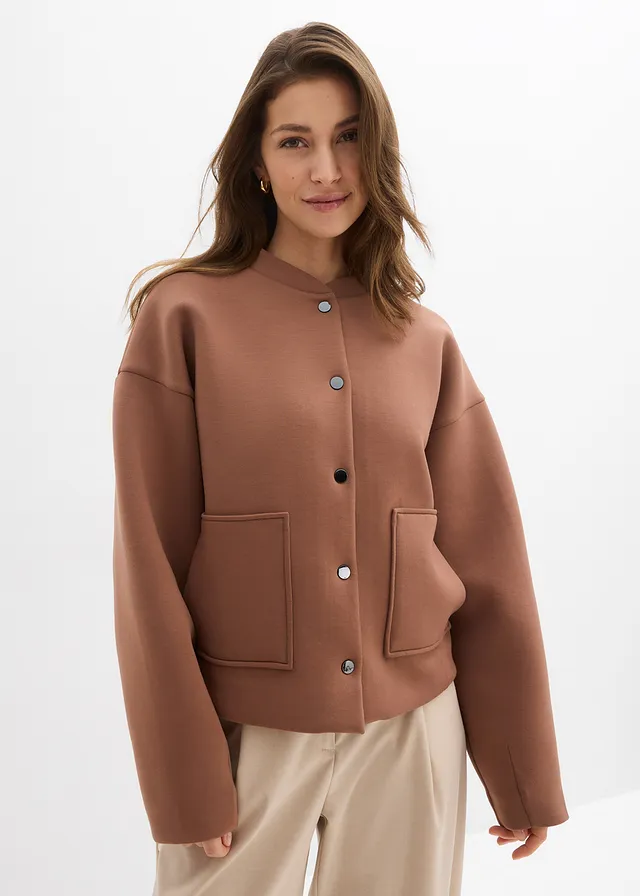 Blouson en néoprène confortable • marron • product-page.page-title-suffix