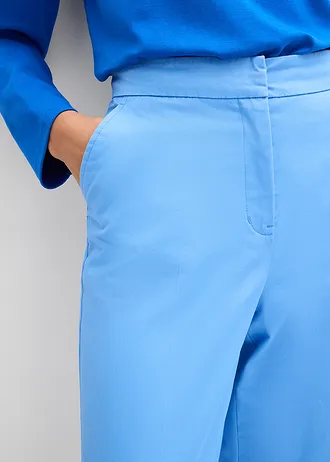 Pantalon chino en twill de coton • bleu moyen • Boutique bonprix