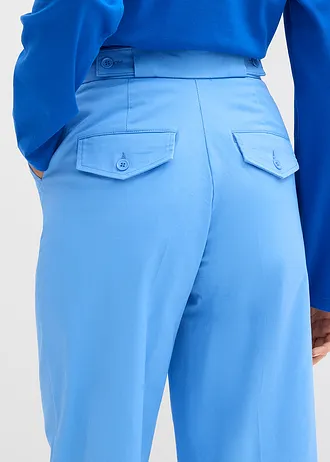 Pantaloni chino din twill din bumbac • albastru mediu • magazin bonprix