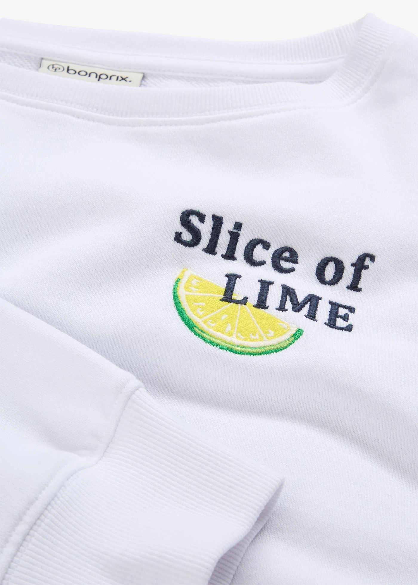 Sweater van puur katoen • wit • bonprix online shop