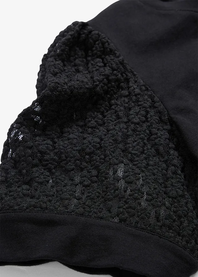 Shirt in een katoenmix • zwart • product-page.page-title-suffix