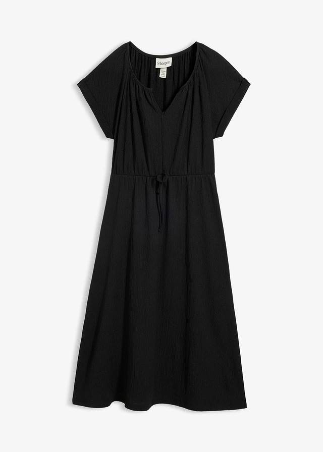 Robe en matière texturée