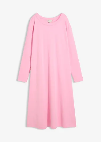 Rochie din jerse din bumbac organic 100% greu • roz • magazin bonprix