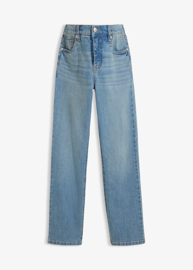 Jean pour la grossesse et après, longueur cheville, Couleur: bleu denim used
