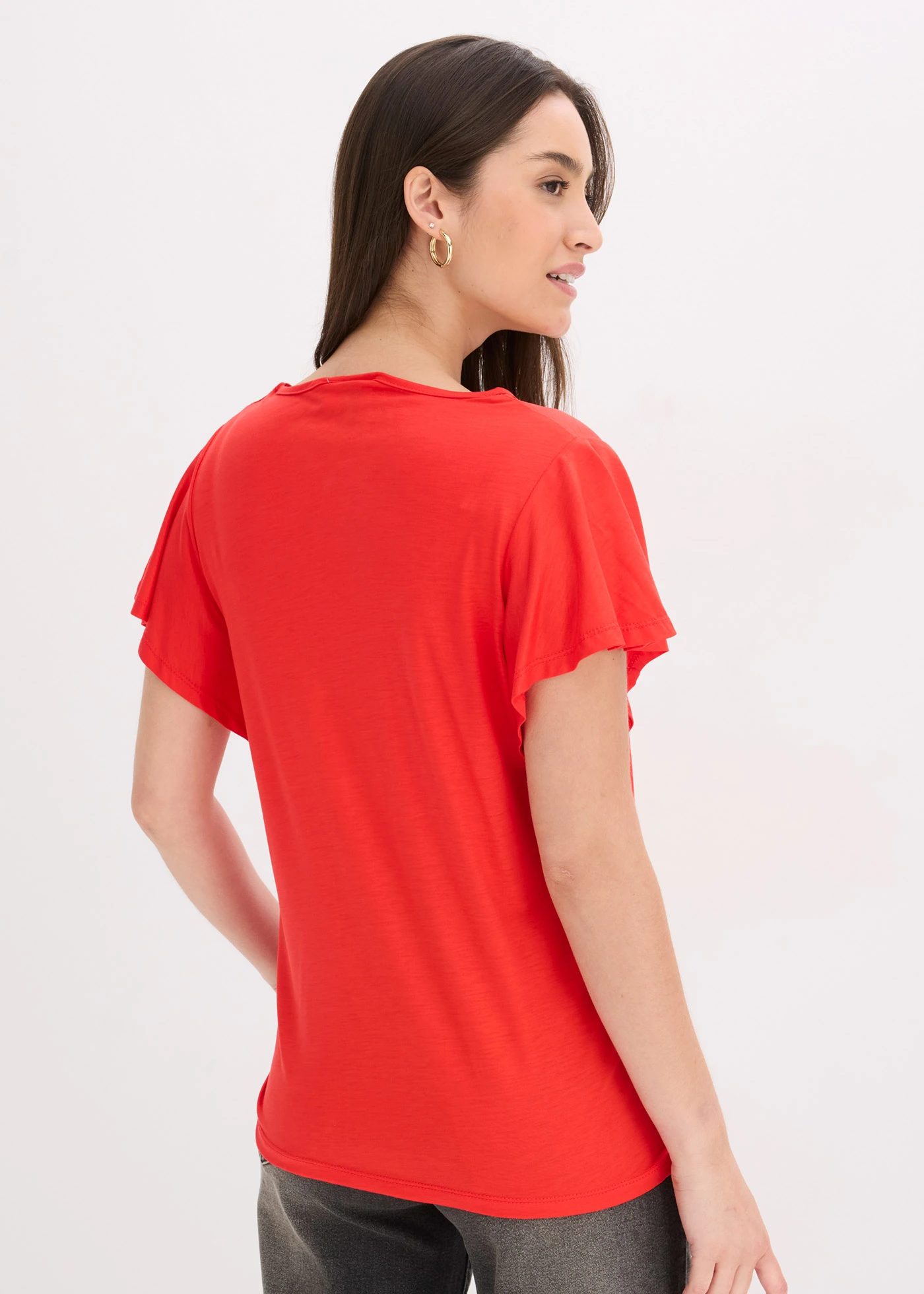 T-shirt en viscose douce • fraise • Boutique bonprix