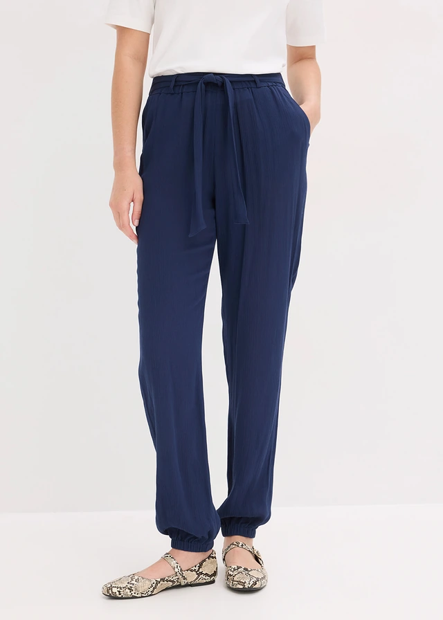 Pantalon, Couleur: bleu foncé