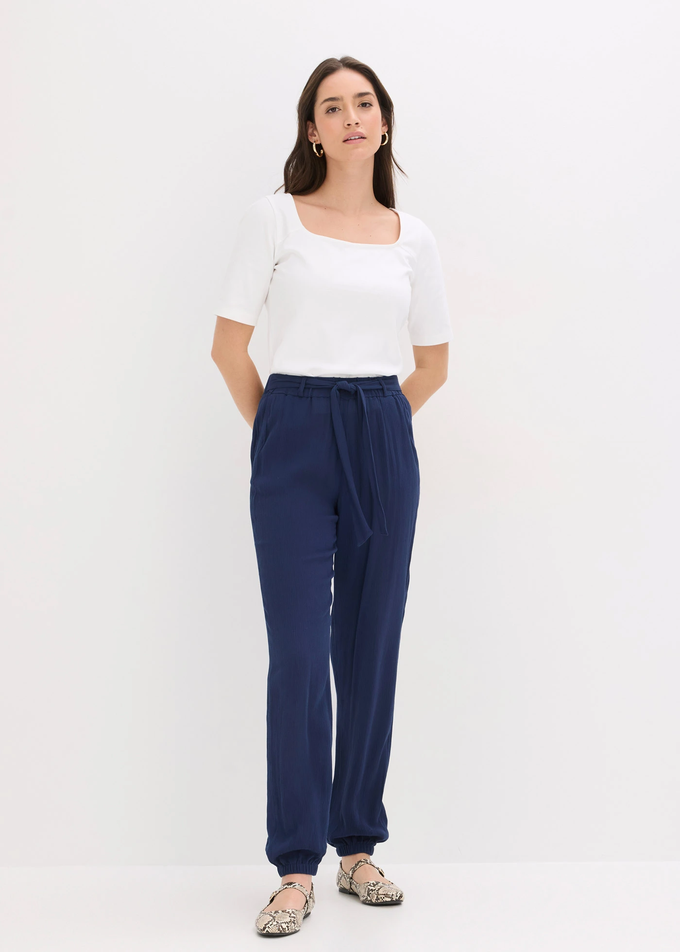 Pantalon • bleu foncé • Boutique bonprix