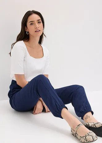 Pantaloni • bleumarin • magazin bonprix