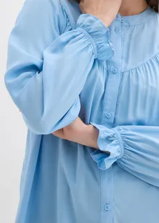 Halenka ze splývavé viskózy • světle modrá • bonprix obchod