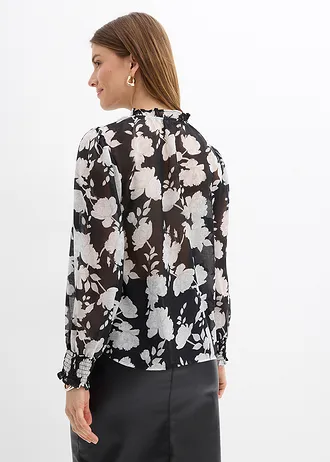 Tuniek, Kleur: zwart gebloemd