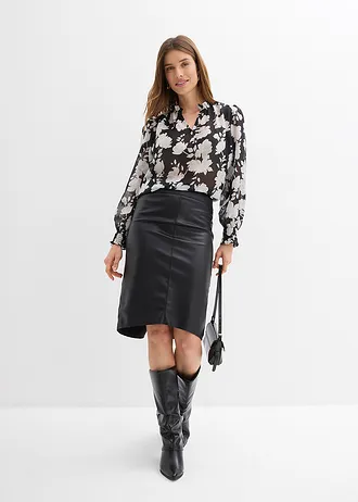 Blouse • noir floral • Boutique bonprix