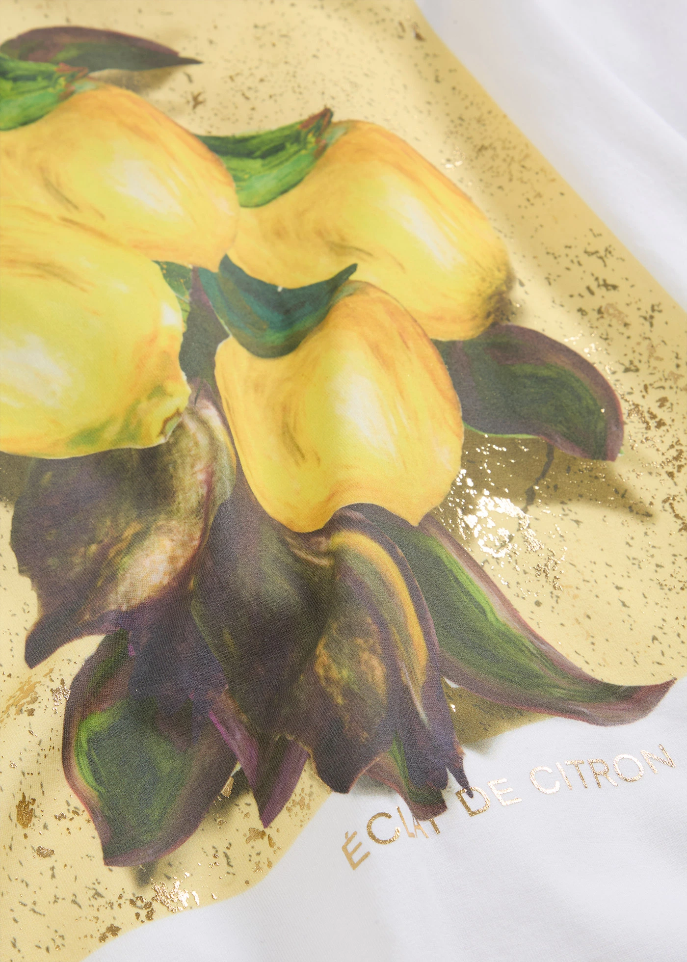 T-shirt van elastisch katoenmix • wit met print • bonprix online shop