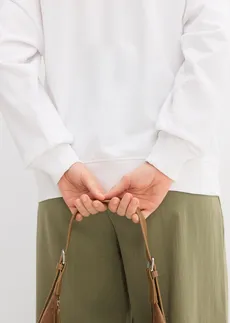 Bő szabadidőfelső • fehér • bonprix áruház