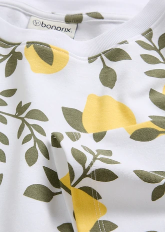 Tricou din bumbac gros, organic 100% • alb • magazin bonprix