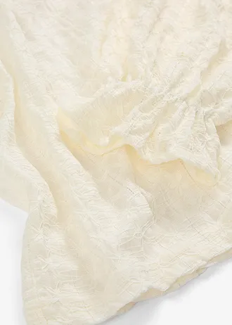 Kanten shirt met ballonmouwen • wolwit • bonprix online shop