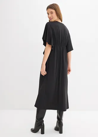 Robe midi à dentelle • noir • Boutique bonprix