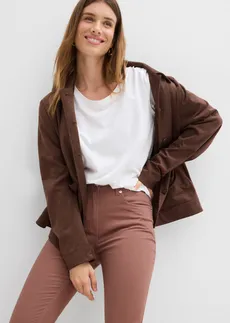 Spodnie 7/8, high waist • brązowy kasztanowy • sklep bonprix