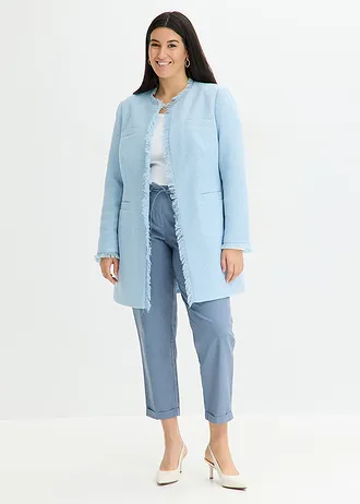 Linnen broek, Kleur: rookblauw