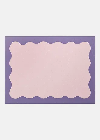 Paillasson lavable à motif graphique • violet-rose graphique imprimé • Boutique bonprix