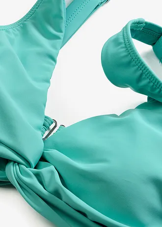 Bustier bikinifelső csavart részlettel • világos vízkék • bonprix áruház