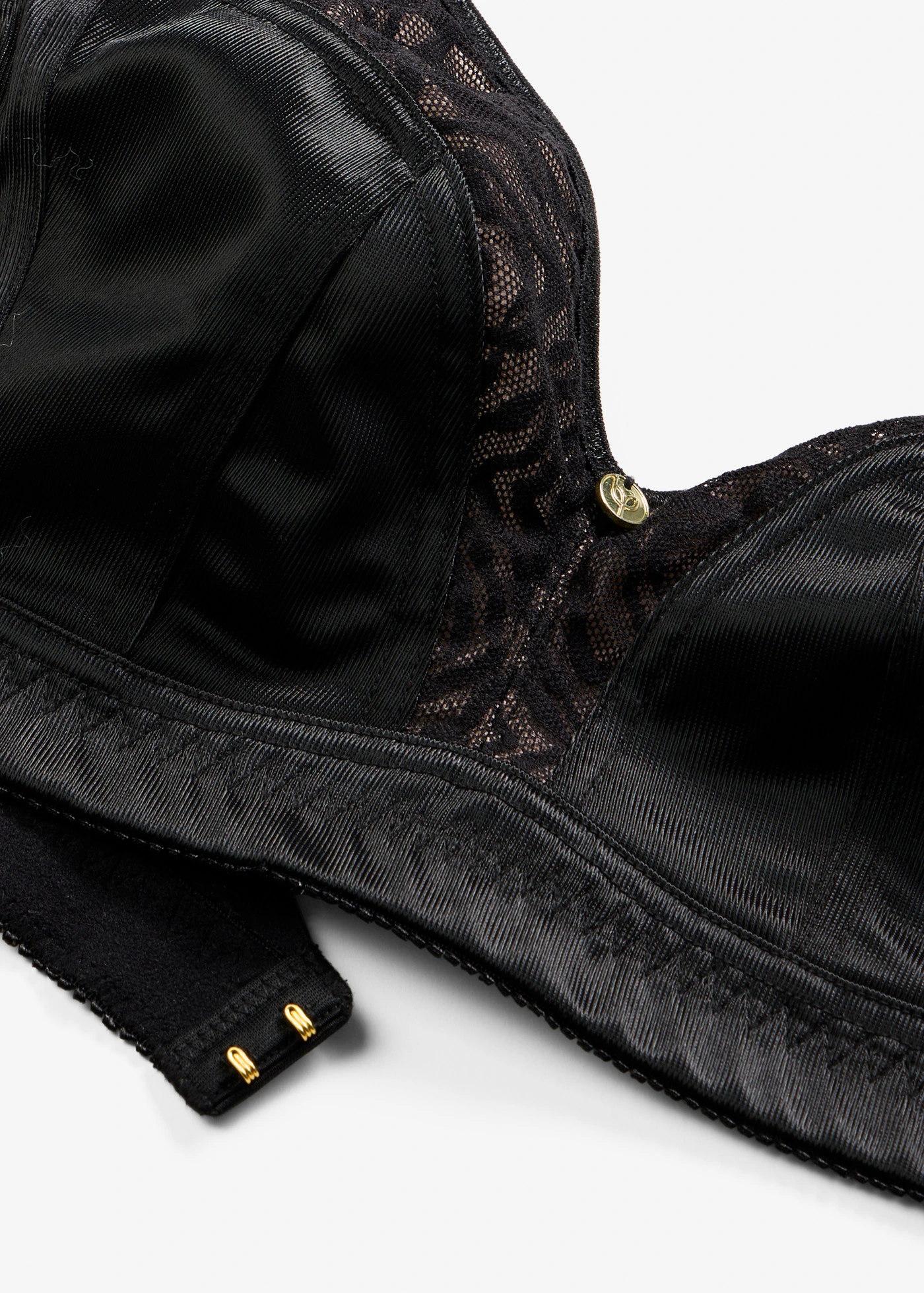 Soutien-gorge bralette sans armatures, avec dentelle • noir • Boutique bonprix