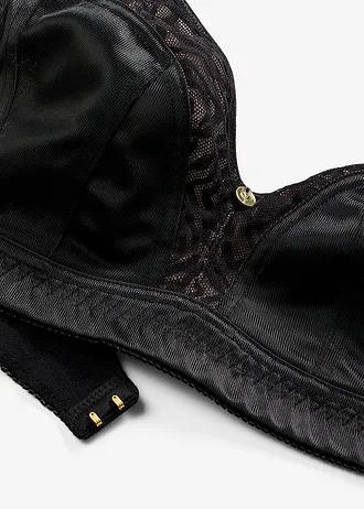 Podprsenka bralette bez kostíc s jemnou čipkou • čierna • obchod bonprix