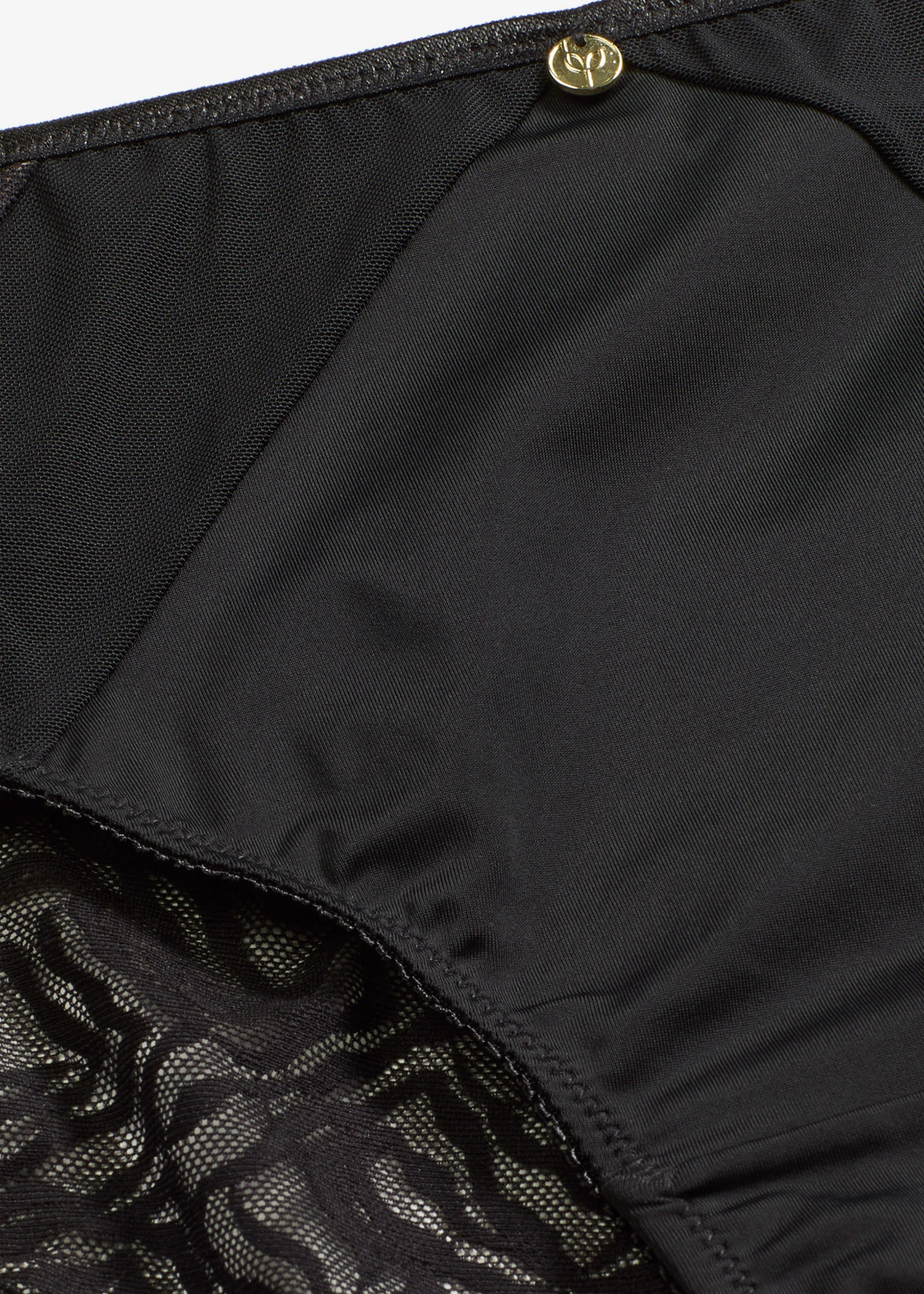 Maxislip met mesh • zwart • bonprix online shop