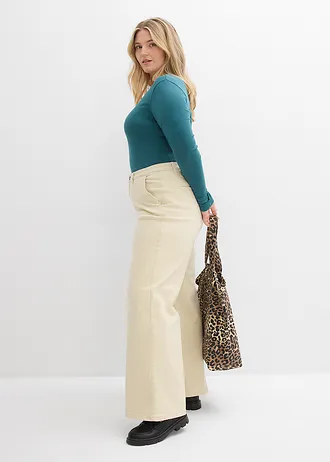 Longsleeve, Kleur: pepergroen