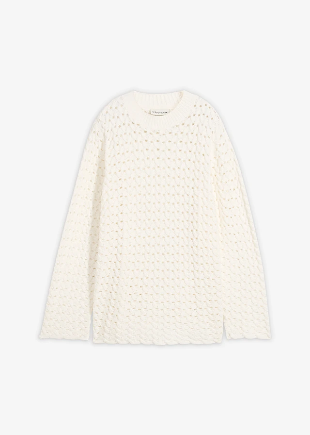 Ajour gebreid shirt